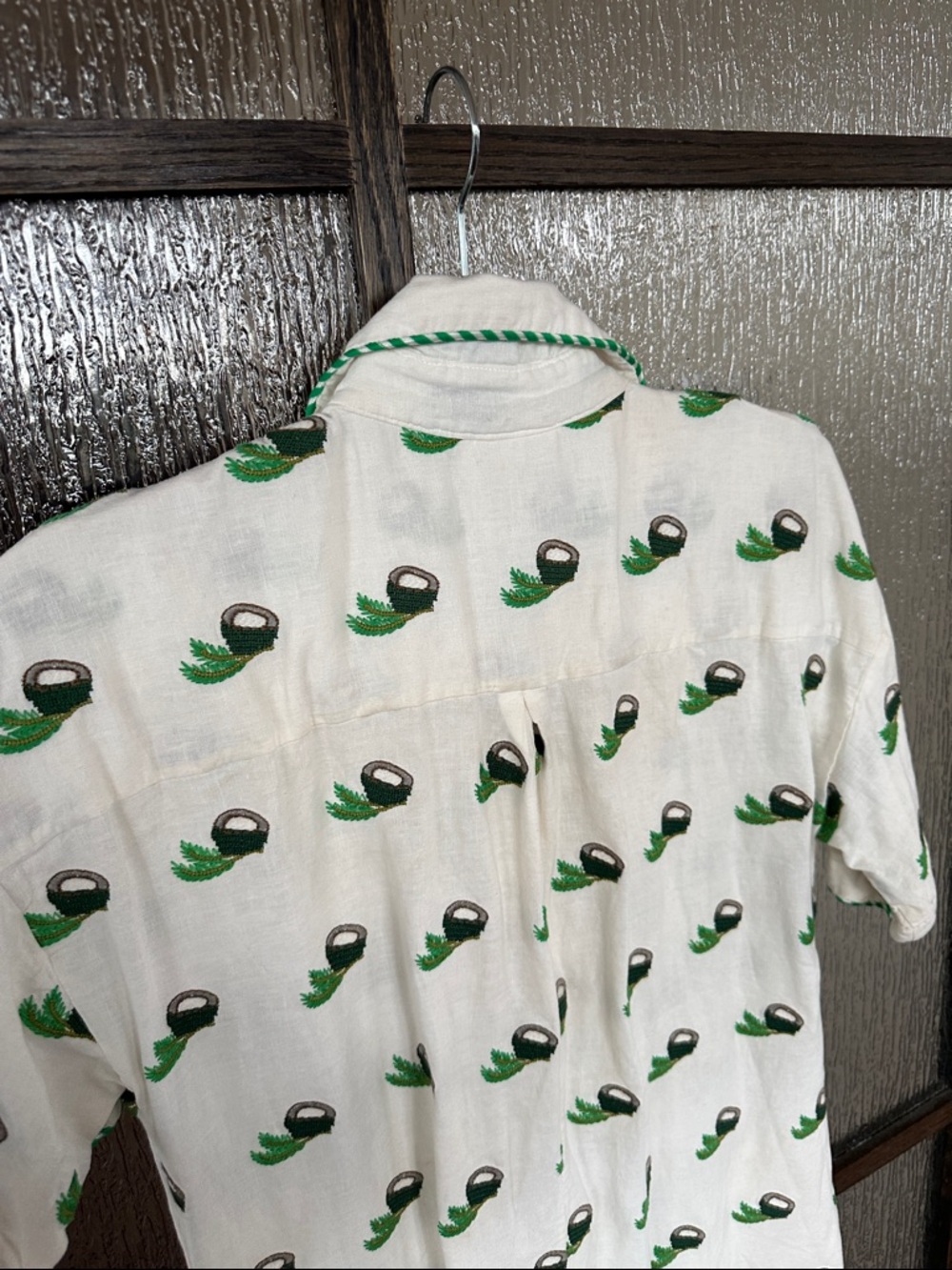 Farm Rio Coconut Embroidered Romper size small - Picture 10 of 11